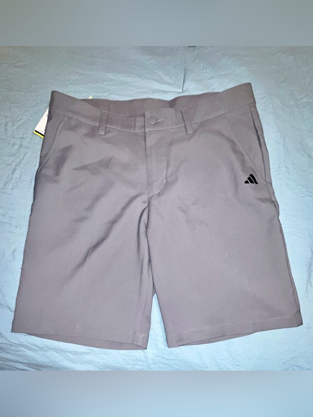 adidas Men's Light Gray Performance Golf Shorts
